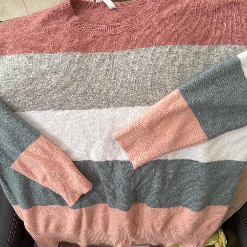 Colorful Striped Women's Sweater